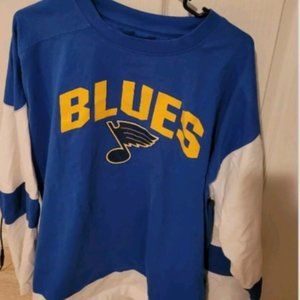 NHL St Louis Blues Shirt Hockey Size XL Long Sleeve